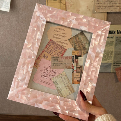 Pink Mother-of-Pearl Photo Frame